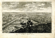 Veüe et perspective de la Ville de Versailles en Général.