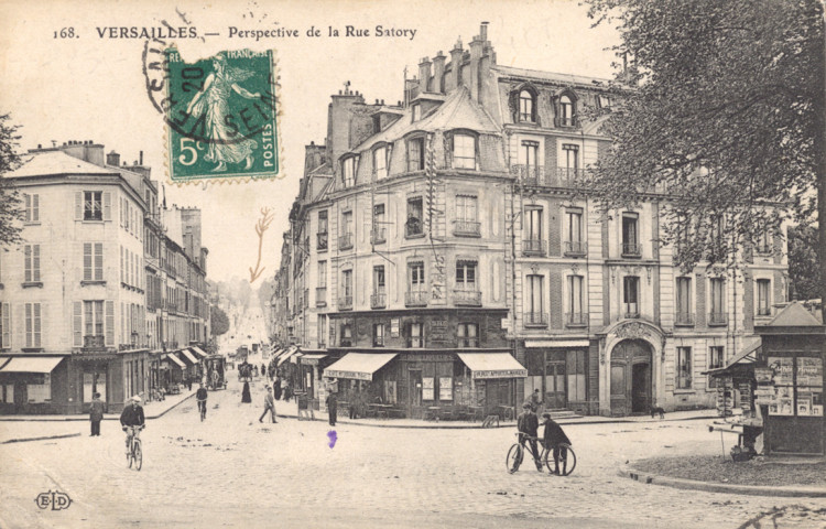 Versailles - Perspective de la Rue Satory. E.L.D.