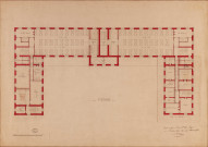 Ecole normale de Versailles. Premier étage (modification).