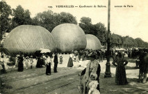 Versailles - Gonflement de ballons, avenue de Paris. E.L.D.