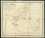 Plan terrier des deux palais de Trianon, divisés en dix lots, pour être loués ou vendus, n°266.