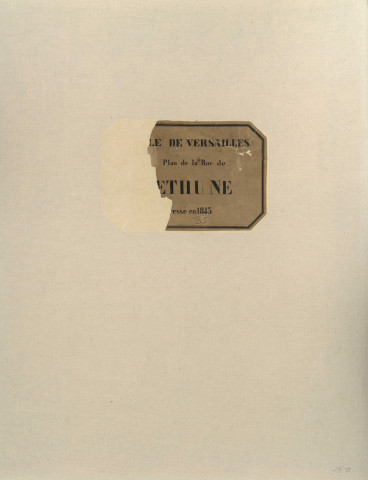 Ville de Versailles. Béthune (rue de).Missionnaires (rue des), Marais (rue des), Glatigny (carrefour de), Vaucresson (chemin de), Chesnay (chemin du).