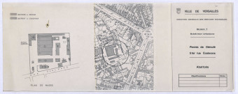 Permis de démolir du 5 ter, rue Exelmans. Plan de masse [abattoirs].