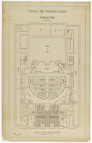 Théâtre Montansier. Rez-de-chaussée.