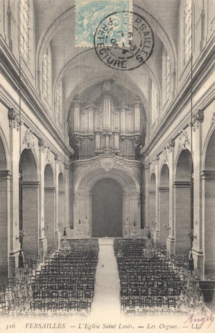 Versailles - L'Église Saint-Louis - Les Orgues. L.L.