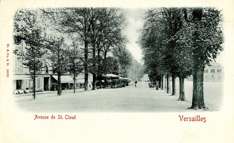 Versailles - Avenue de Saint-Cloud. St. et Co. à D.