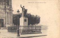 Versailles - Statue de l'Abbé de l'Épée. Mme Moreau, édit., Versailles