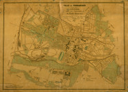 Plan de la ville de Versailles. Plan général dressé sous l'administration de M. Baillet-Reviron, maire.