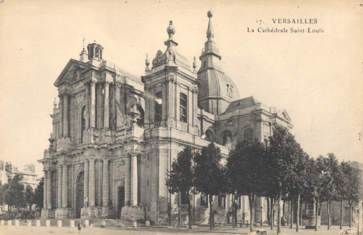 Versailles - La Cathédrale Saint-Louis. Imp. E. Le Deley, Paris