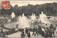 Parc de Versailles - Bassin de Latone. Héliotypie A. Bourdier, Versailles