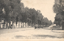 Versailles - Avenue de Sceaux vers le Château. E.L.D.