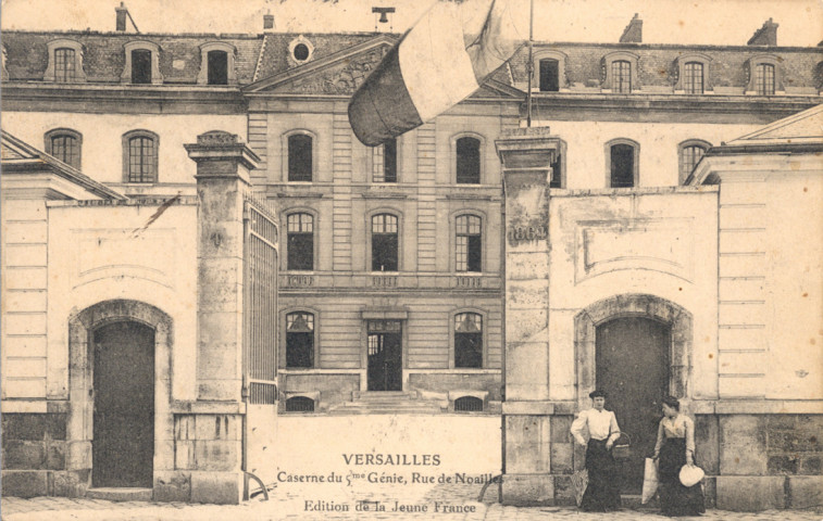 Versailles - Caserne du 5e Génie, Rue de Noailles. Édition de la Jeune France