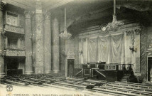 Versailles - Salle de l'ancien Opéra, actuellement salle du Sénat. P.D., Paris