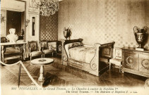 Versailles.- Le Grand Trianon, la chambre à coucher de Napoléon 1er.