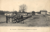 Versailles - Camp de Satory - Le Réservoir et l'Abreuvoir. Héliotypie A. Bourdier, Versailles