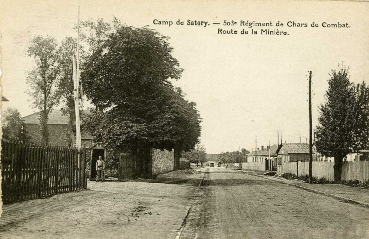 Camp de Satory - 503e Régiment de Chars de Combat. Route de la Minière. F. David, 32 rue Édouard Charton, Versailles