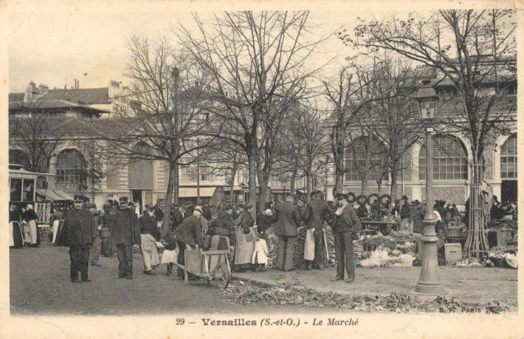 Versailles (S.-et-O.) - Le Marché.