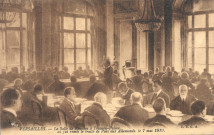 Versailles - La Salle de Réunion à Trianon Palace où fut remis le Traité de Paix aux Allemands, le 7 mai 1919. Impr. Lévy Fils et Cie, Paris