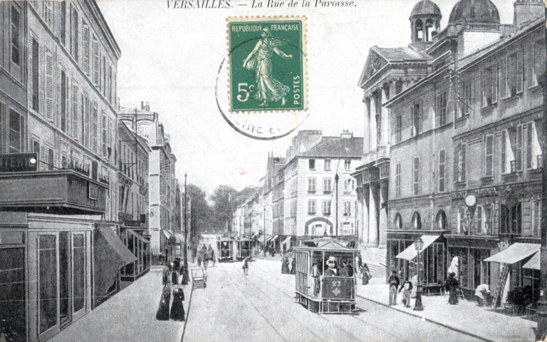 Versailles - La Rue de la Paroisse.