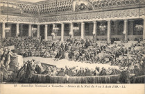 Assemblée Nationale - Séance de la nuit du 4 au 5 Août 1789. Lévy et Neurdein réunis, 44 rue Letellier, Paris