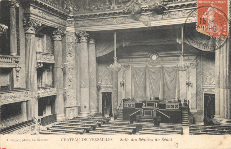 Château de Versailles - Salle des Séances du Sénat. A. Pepper photo., La Garenne