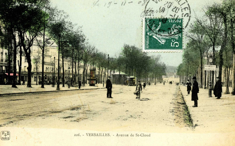 Versailles - Avenue de Saint-Cloud. P.D., Paris