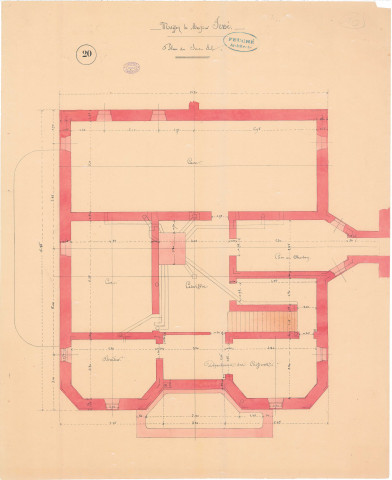 Maison de M. Jessé. Sous-sol.