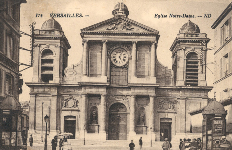 Versailles - Église Notre-Dame. Lévy et Neurdein réunis, 44, rue Letelier, Paris, imp.