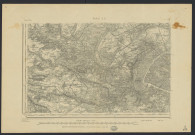 Paris sud-ouest. Levé par les officiers du corps d'Etat-major et publié par le Dépôt de la Guerre en 1832, révisée en 1901.