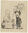 Caricature de Croquebilles parue dans Le Petit Seine-et-Oisien n°19 (27 mai 1900), "Si ça arrivait pourtant ! " 