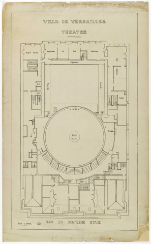 Théâtre Montansier. Quatrième étage.