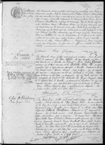 Registre des naissances : actes n° 611-1078 (1914). Table alphabétique.