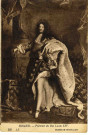 Rigaud. Portrait du Roi Louis XIV. Musée de Versailles.44 rue LetellierLevy et Neurdein Réunis