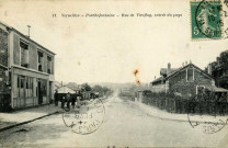 Versailles - Porchefontaine - Rue de Viroflay, entrée du pays. A. Bourdier, imp.-édit., Versailles