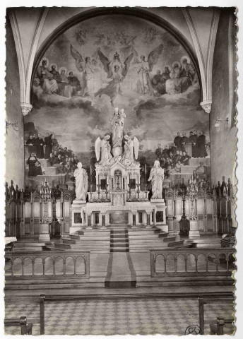 École Saint-Jean de Béthune. Versailles. La chapelle. Le Maître-autel. Ed. Ch. W.