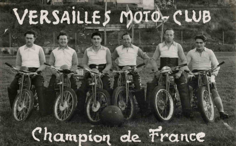 Versailles Moto-Club. Champion de France.
