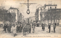 Versailles - Place du Marché et rue Duplessis. E.L.D.