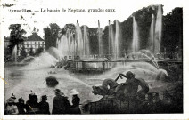 Versailles - Le bassin de Neptune, grandes eaux.