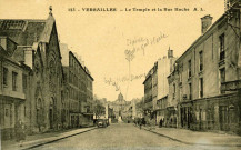 Versailles - Le Temple et la rue Hoche. A.Leconte, 38 rue Ste-Croix-de-la-Bretonnerie, Paris