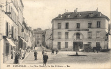 Versailles - La Place Charost et la Rue St-Simon. L.L.