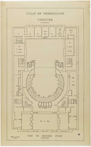 Théâtre Montansier. Deuxième étage.