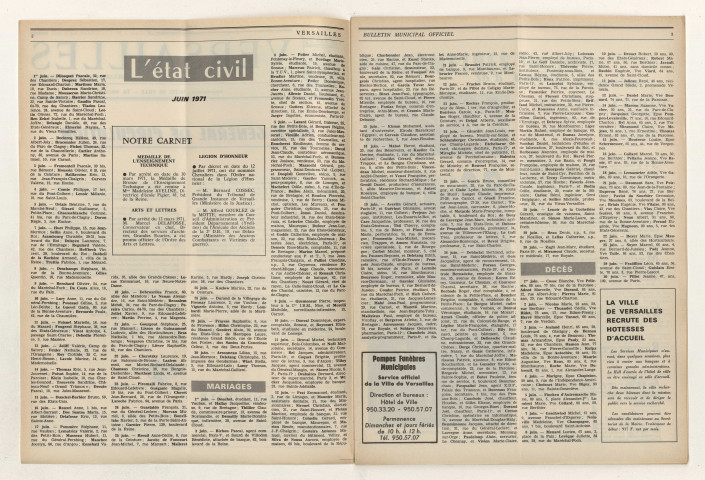 N°7, juillet - août 1971