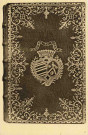 Bibliothèque de Versailles - Almanach de Flore. Reliure aux armes de Mme du Barry. Cliché M. Brechin