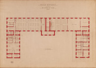 Ecole normale de Seine-et-Oise. Deuxième étage (modification).