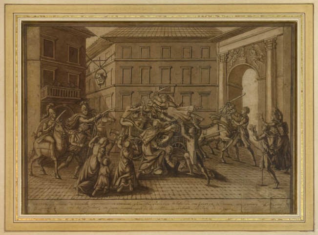 Le massacre des Prisonniers d'Orléans 9 septembre 1792.