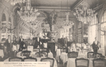 Versailles (Seine-et-Oise) - Restaurant de l'Hôtel de France.