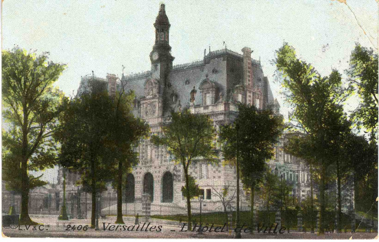 Versailles. L'Hôtel de Ville.ParisAqua Photo