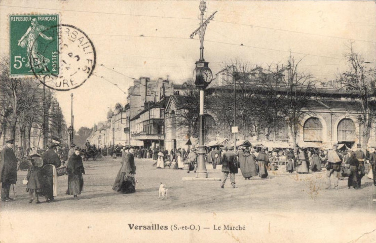 Versailles (S.-et-O.) - Le Marché. Mme Moreau, édit., Versailles