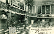 Versailles - La salle des séances de l'Assemblée Nationale.