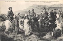 Musée de Versailles - Le Duc d'Orléans accorde la liberté à des prisonniers Arabes, par Philippoteaux. E.L.D., Paris